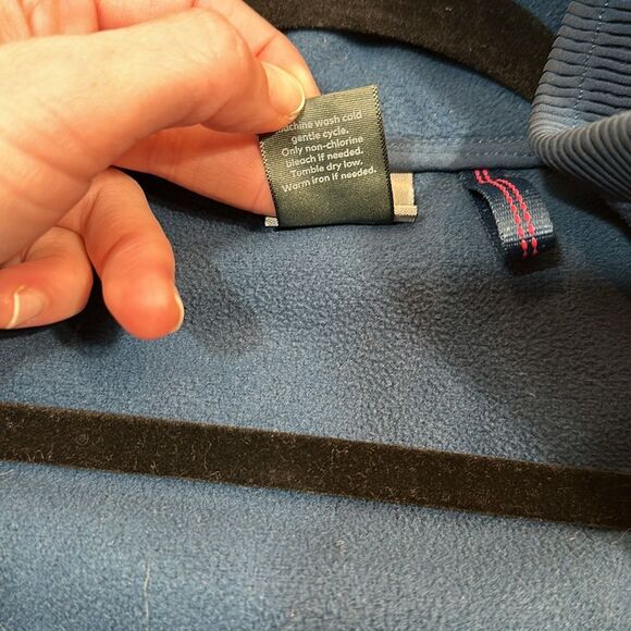 Champion Blue Full Zip Performance Water Resistant Long Coat Hood Women Medium - Picture 8 of 8